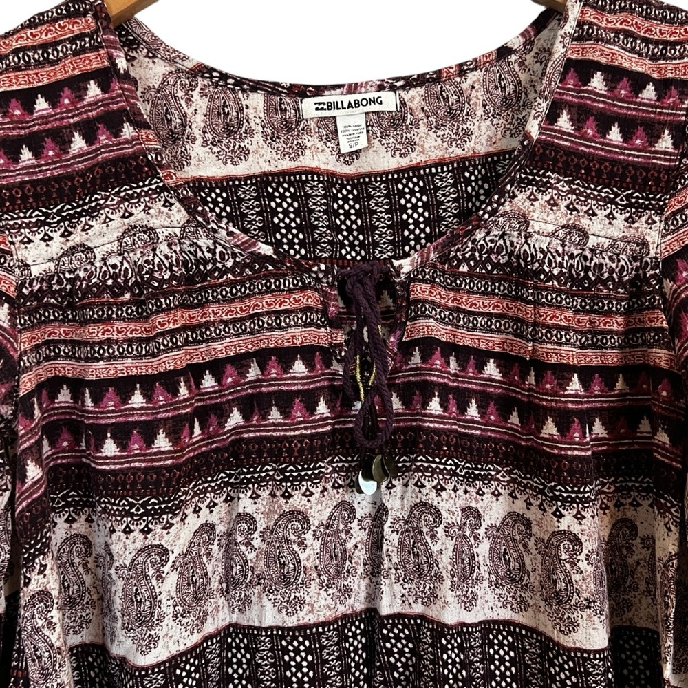 Billabong Boho Tunic/Beach Coverup Dress/Mini Dress
Women’s Size S/P - Picture 4 of 13